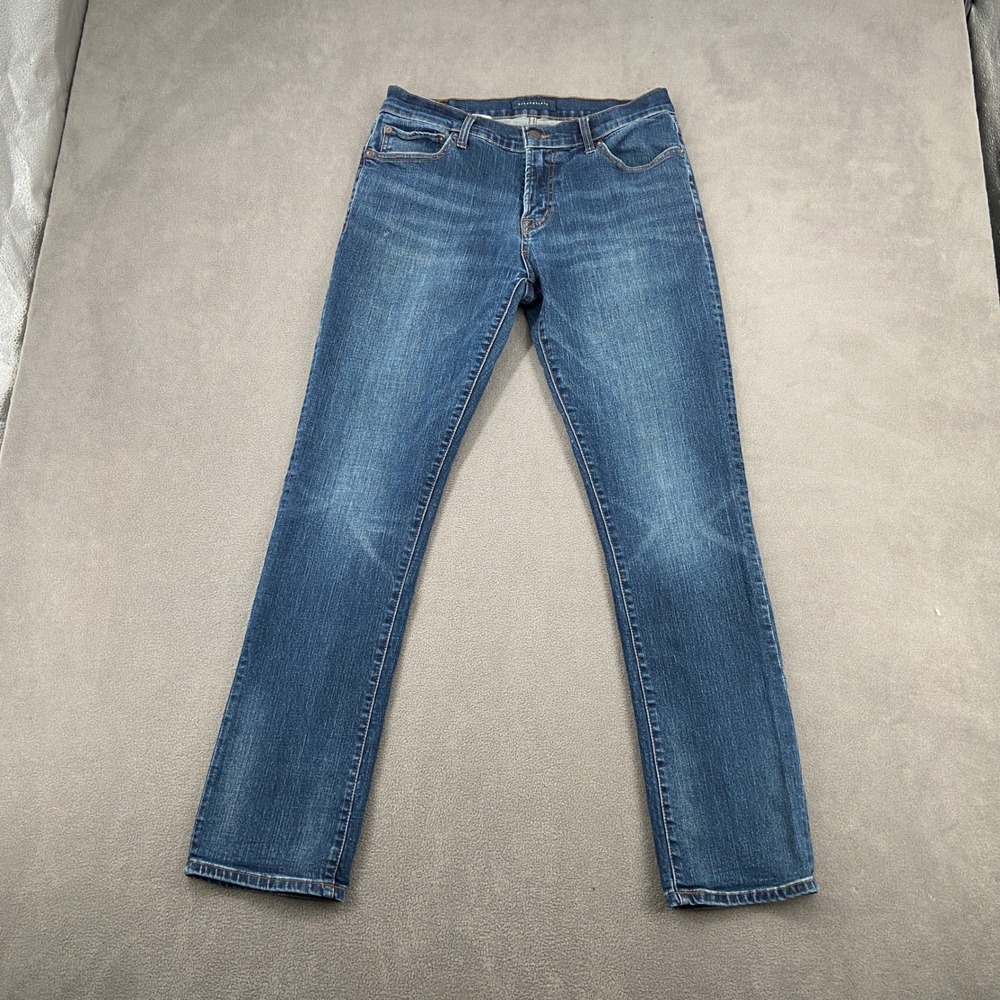Aeropostale Mens Slim Straight Blue Jeans Medium Wash Denim 30x32 Stretch